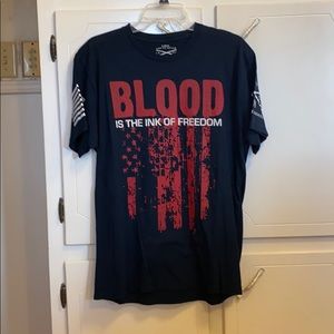 Men’s L!! BLOOD IS THE INK OF FREEDOM!! Tee